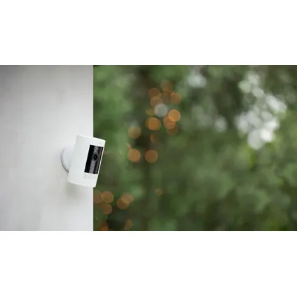 Caméra Ring à détection de mouvement Stick-up Cam Battery blanc 6