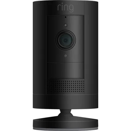 Ring bewakingscamera - Stick-up Cam - op batterij - 1080p HD-video - zwart