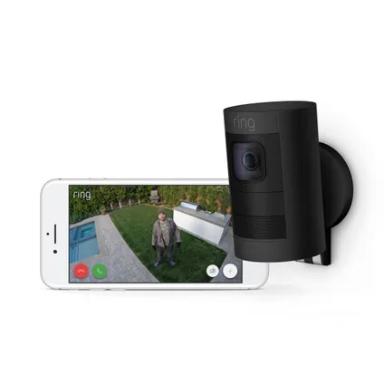 Ring bewakingscamera - Stick-up Cam - op batterij - 1080p HD-video - zwart 10