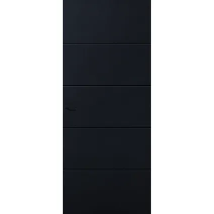 CanDo Capital binnendeur Providence zwart opdek rechts 78x201,5 cm