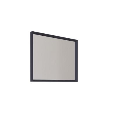 Miroir avec cadre Allibert Delta bleu de Prusse mat 80cm
