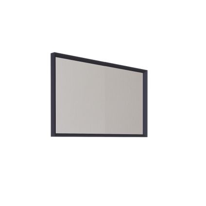 Miroir avec cadre Allibert Delta bleu de Prusse mat 100cm