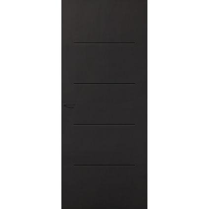 CanDo Capital binnendeur Olympia zwart opdek links 88x201,5 cm