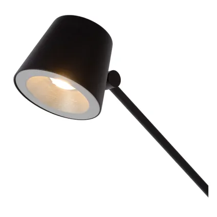 Lampe de bureau LED Lucide Jorius noire 8W 6