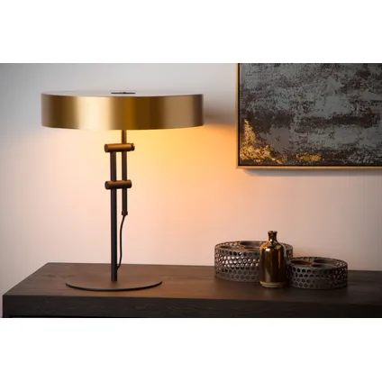 Lampe de table Lucide Giada or/laiton E27 2