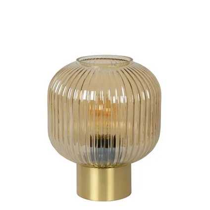 Lucide tafellamp Maloto amber ⌀20cm E27 5