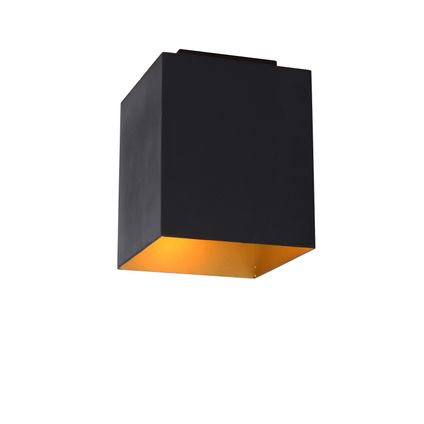 Lucide tafellamp Suzy zwart vierkant E14