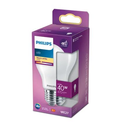 Philips ledlamp E27 4,5W 4
