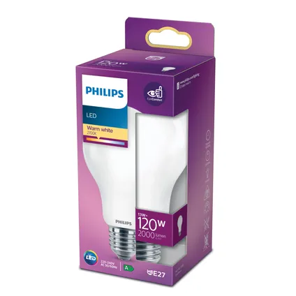 Ampoule LED Philips blanc chaud E27 13W 2