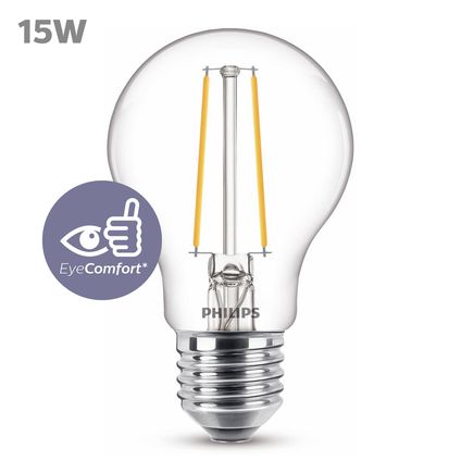 Ampoule LED Philips blanc chaud E27 1,5W