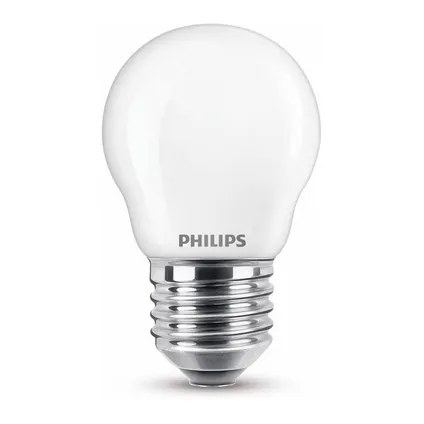 Ampoule boule LED Philips 4,3W E27 2
