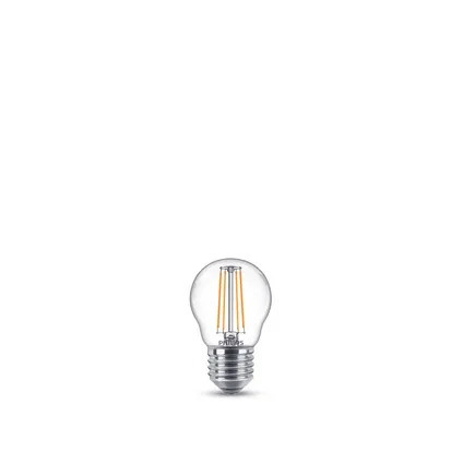 Ampoule LED sphérique Philips blanc chaud E27 4,3W 2 pièces