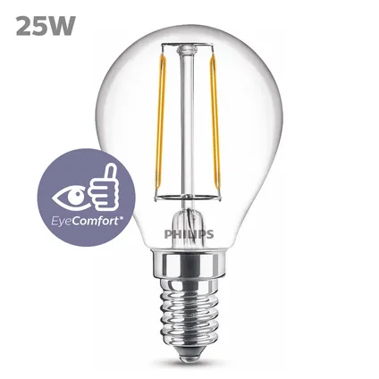 Ampoule boule LED Philips E14 2W