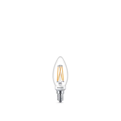 Philips ledlamp kaars warm wit E14 4,5W