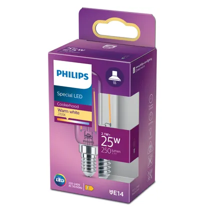 Ampoule de réfrigérateur LED Philips E14 2,1W