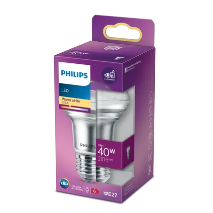 Réflecteur LED Philips blanc chaud E27 3W 4