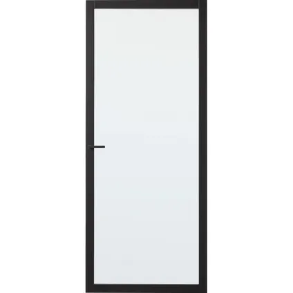 CanDo Industrial binnendeur Burnley blank glas opdek links 78x201,5 cm