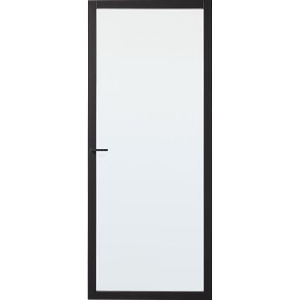 CanDo Industrial binnendeur Burnley blank glas opdek rechts 78x201,5 cm