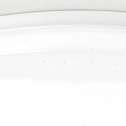Plafonnier Brilliant Farica Starry blanc ⌀50cm 36W 5