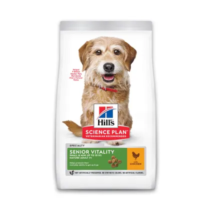Hill's canine adult 7+ small senior vitality chi 1,5kg