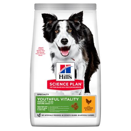 Hill's hondenvoer Science Plan Senior Vitalty 7+ kip 2,5kg