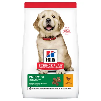 Hill's canine puppy large chicken 12kg
