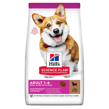 Hill's hondenvoer Science Plan Mini Adult lam & rijst 1,5kg