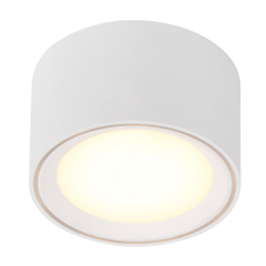 Praxis Nordlux plafondlamp Fallon wit 6cm 8,5W aanbieding