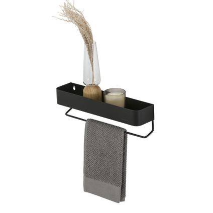 Sealskin Planchet Brix - Poedergecoat - Metaal - Schroeven - Zwart - 35x8cm