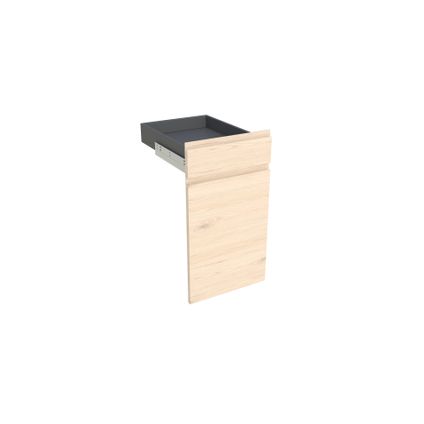 Geheel van 1 deur + 1 lade keukenkast Modulo Emy hout 40x72cm