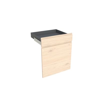 Geheel van 1 deur + 1 lade keukenkast Modulo Emy hout 60x72cm