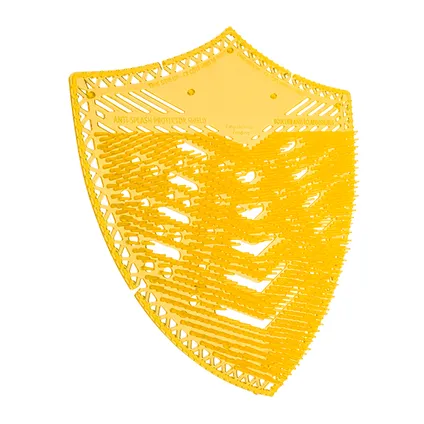 Tapis d'urinoir Edge Shield jaune parfum mangue 10pcs 2