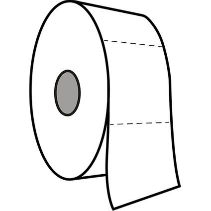 Edge toiletpapier Mini Jumbo tweelaags cellulose 12x180m
