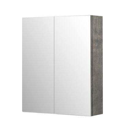 Aquazuro spiegelkast Napoli 60cm betongrijs