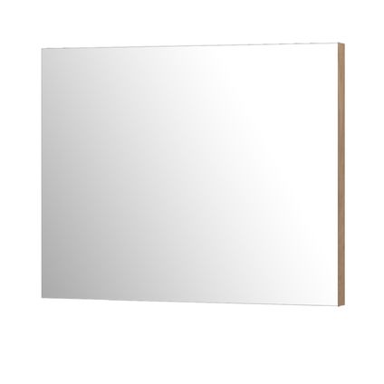 Miroir Aquazuro Napoli rectangulaire chêne gris cendré 90cm