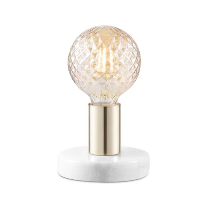 Home Sweet Home lampe à poser Sten marbre laiton E27