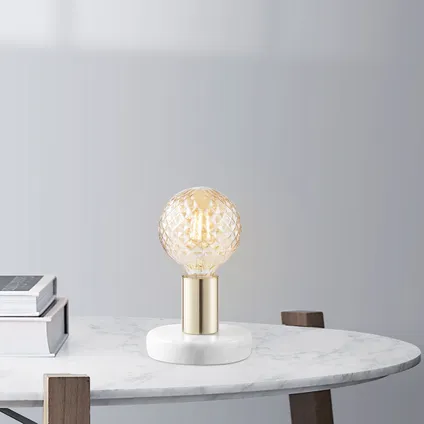 Home Sweet Home lampe à poser Sten marbre laiton E27 2
