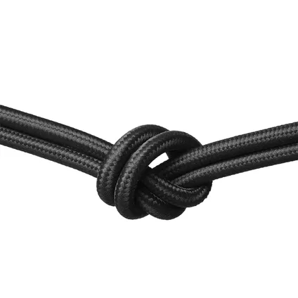 Câble pour luminaire textile Home Sweet Home noir 3x0,75mm2 6
