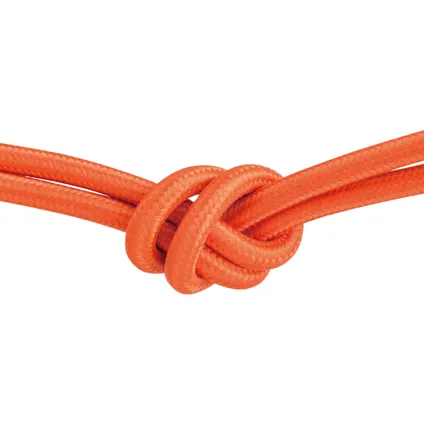 Câble pour luminaire textile Home Sweet Home orange 3x0,75mm2 6