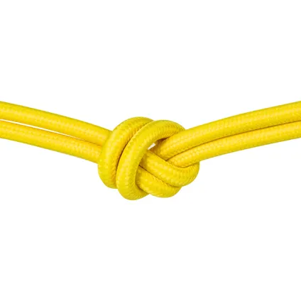 Câble pour luminaire textile Home Sweet Home jaune 3x0,75mm2 5