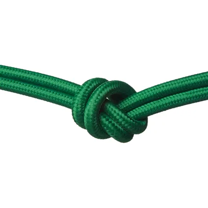 Câble pour luminaire textile Home Sweet Home vert 3x0,75mm2 4