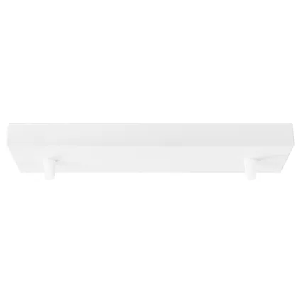 Rampe pour plafond Home Sweet Home sable blanc 2 lampes 2