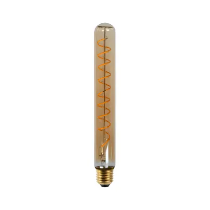 Ampoule LED crayon Lucide ambre 25cm T32 E27 5W 3