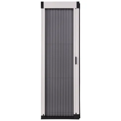 Moustiquaire de porte CanDo Premium V - Moustiquaire  plissée - Profilé blanc - Toile noir - 96x260cm 3