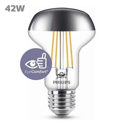 Philips ledlamp reflector warm wit E27 4W