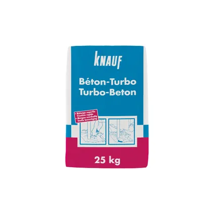 Béton Turbo Knauf  25kg 48 sacs + palette 3004837