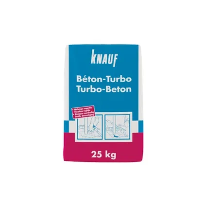 Béton Turbo Knauf  25kg 48 sacs + palette 3004837 2