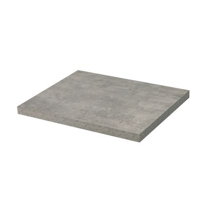Aquazuro wastafelblad Napoli 60cm betongrijs