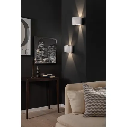Fischer & Honsel wandlamp LED Wall wit 2x3W 5