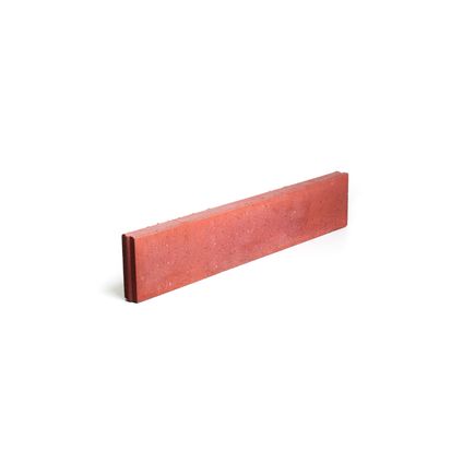 Bordure en béton rouge Coeck 100x20x6cm 68 pce/palette